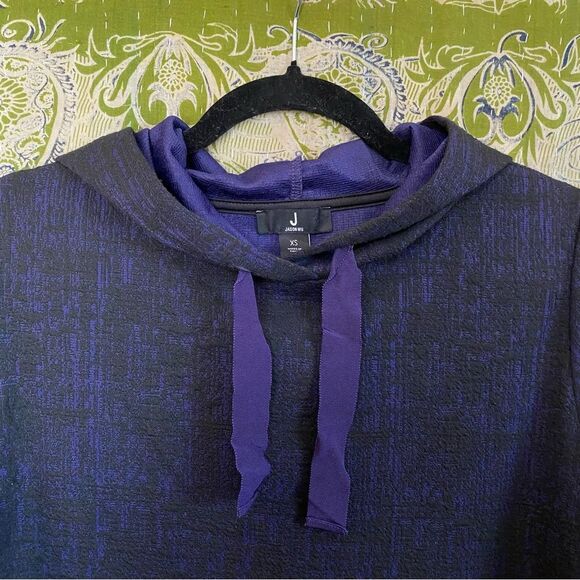 Jason Wu Midnight Plaid Knit Hoodie and Pants Set Size Extra Small - Picture 3 of 15